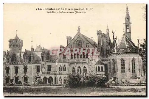 Cartes postales Concarneau (Finistere) Chateaux de Bvetagne Keriollet pres