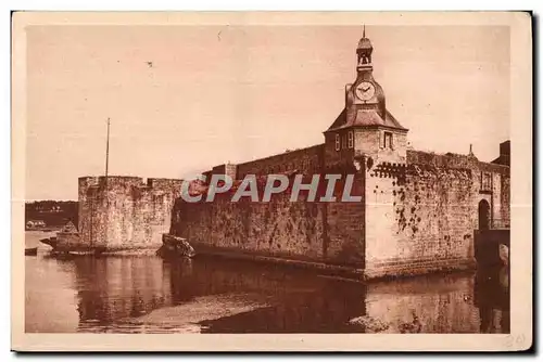 Ansichtskarte AK Concarneau La Ville Close Les Remparts