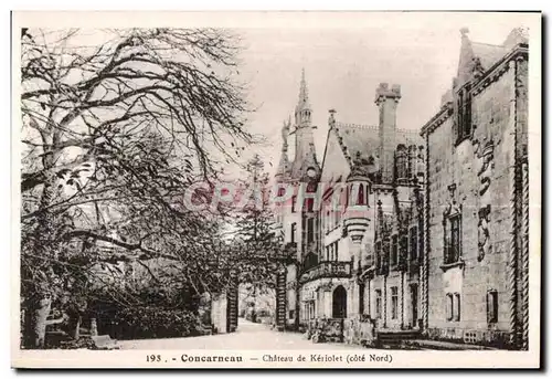 Cartes postales Concarneau Chateau de Keriolet (cote Nord)