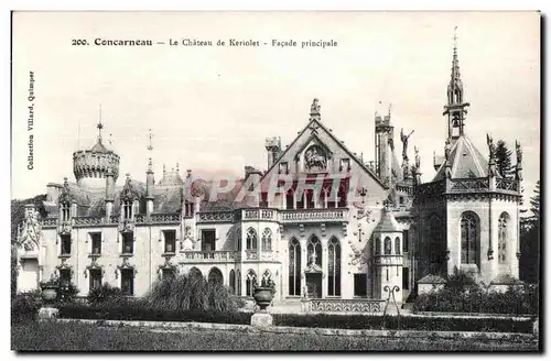 Ansichtskarte AK Concarneau Le Chateau de Keriolet Facade principale