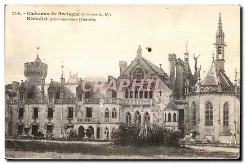 Ansichtskarte AK Chateaux de Bretagne (Collection E H) Keriollet pres Concarneau (Finistere)