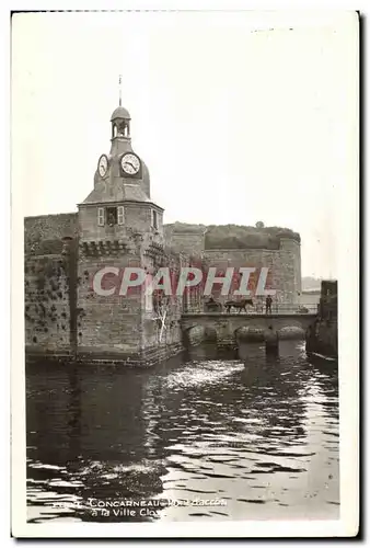 Cartes postales Concarneau Pont d acces a la Ville Close