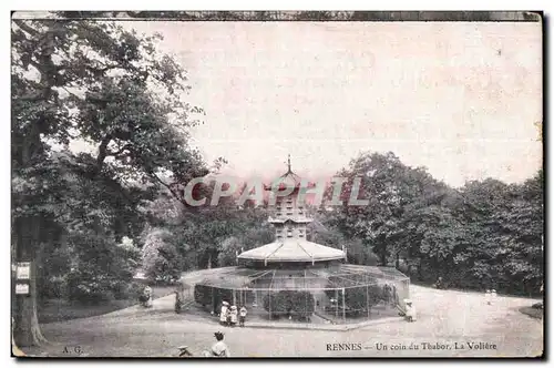 Cartes postales Rennes Un coin du Thabor La Voliere