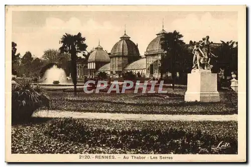 Cartes postales Rennes Palais Au Thabor Les Serres