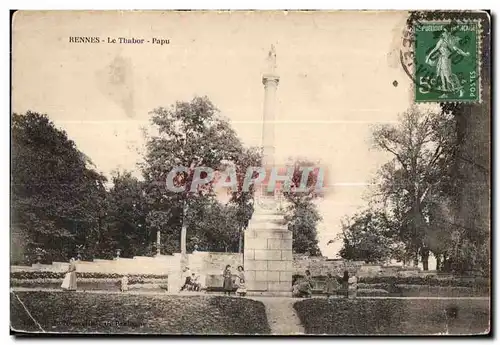 Cartes postales Rennes Le Thabor Papu