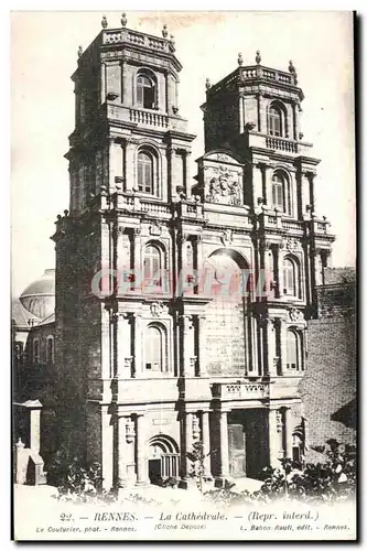 Cartes postales Rennes La Cathedrale (Repr interd)