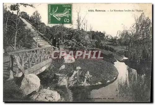 Ansichtskarte AK Rennes Le Nouveau jardin du Thabor