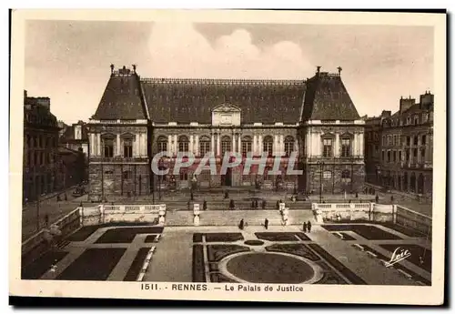 Cartes postales Rennes Le Palais de Justice