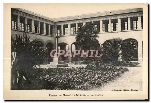 Cartes postales Rennes Monastere St Yves Le Cloitre