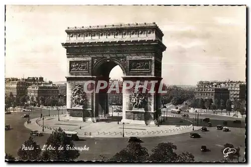 Moderne Karte Paris The Triumphal Arch