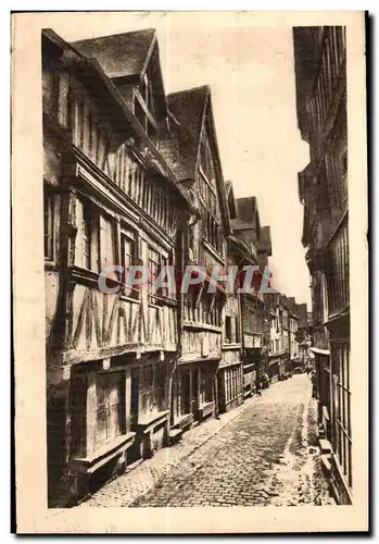 Ansichtskarte AK Lisieux La Rue aux Feves Fevres street