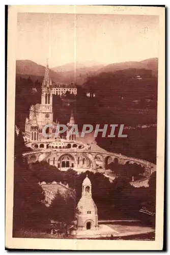 Cartes postales Lourdes Basilique