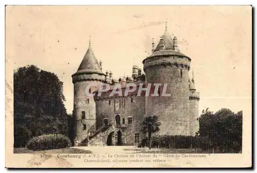 Cartes postales Combourg Le Chateau ou l Auteur du &#34Genie du Christianisme Chateaubriand sejourne pendant son