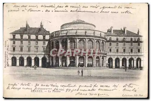 Cartes postales Rennes Le Theatre