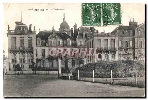 Cartes postales Rennes la Prefecture