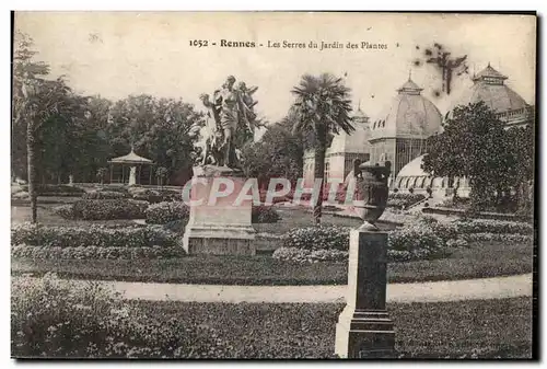 Cartes postales Rennes Les Serres du Jardin des Plantes