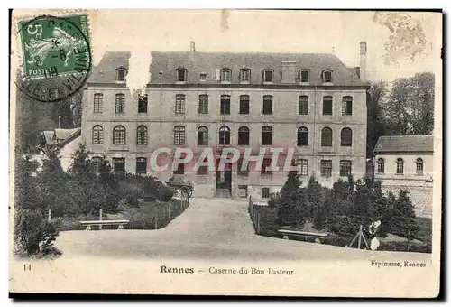 Ansichtskarte AK Rennes Caserne du Bon Pasteur