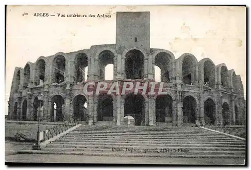 Cartes postales Arles Vue Exterieure de Arenes