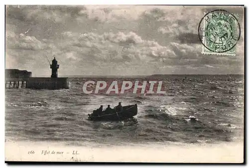 Ansichtskarte AK Effet de mer Le Havre Phare Lighthouse