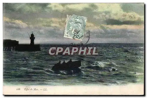 Cartes postales Effet de mer Le Havre Phare Lighthouse