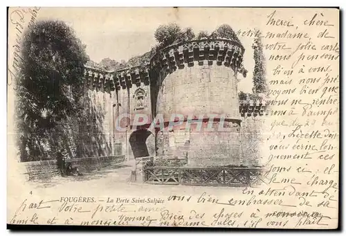 Cartes postales Fougeres La Porte Saint Sulpice