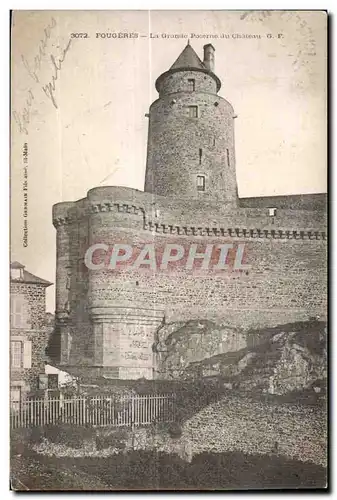 Cartes postales Fougeres La Grande Poterne du Chateau