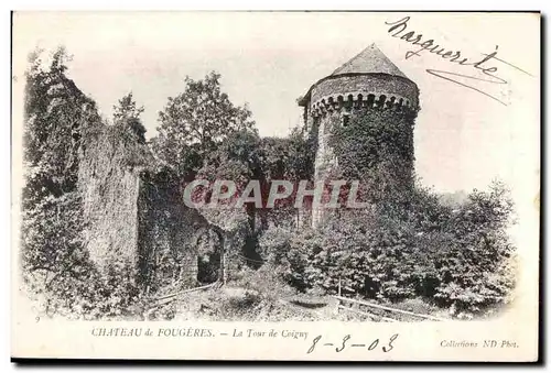 Ansichtskarte AK Chateau De Fougeres La Tour de Coigny