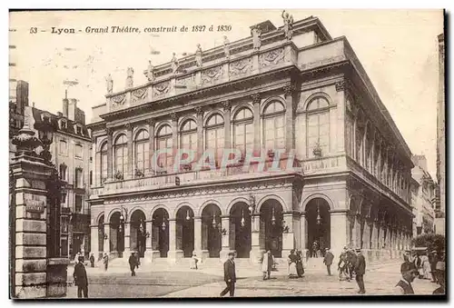 Cartes postales Lyon Grand Theatre Comstruit de