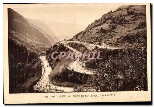 Cartes postales Saint Claude Route de Septmoncel Les Lacets