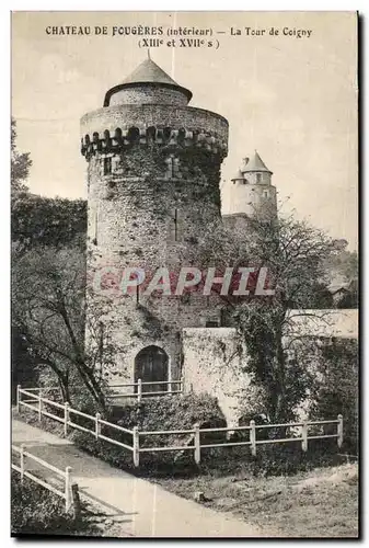 Ansichtskarte AK Chateau De Fougeres La Tour de Coigny