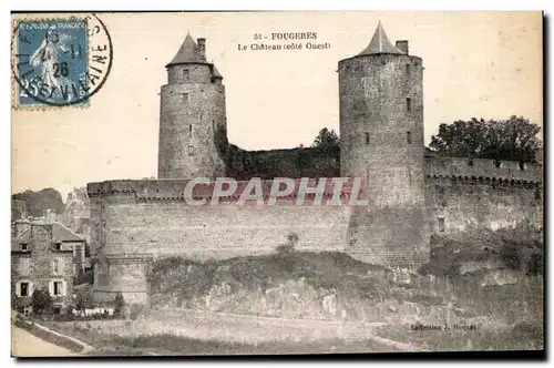 Cartes postales Fougeres Le Chateau (Cote Ouest)