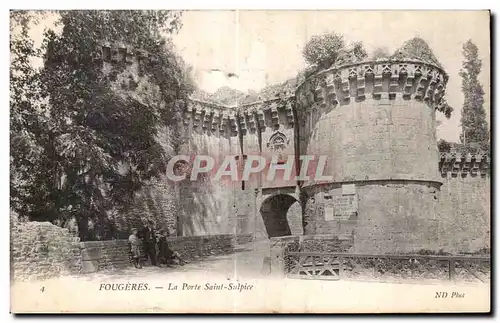 Cartes postales Fougeres La Porte Saint Sulpice