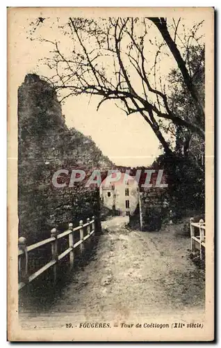 Cartes postales Fougeres Tour de Coetlogon (XII Siecle)