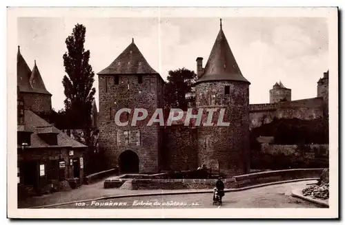 Cartes postales Fougeres Entree du Chateau