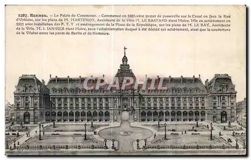 Cartes postales Rennes Le Palais du Commerce