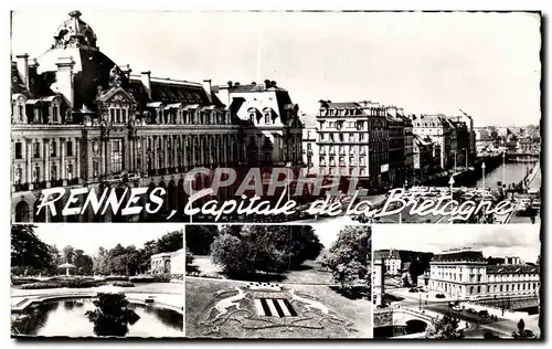 Ansichtskarte AK Rennes La Potle Jardins du Thabor Ecusson llatal Facuite de Sciences