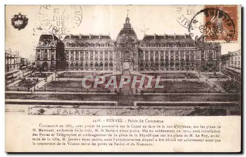 Cartes postales Rennes Palais du Commerce