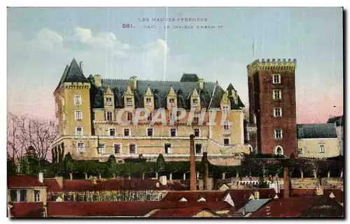 Cartes postales Les Hautes Pyrenees Pau Le Chateau