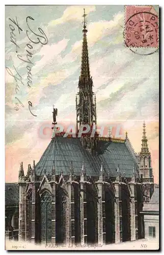 Cartes postales La Saint Chapelle Paris