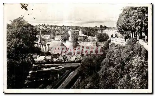 Ansichtskarte AK Fougeres (Ille et Villaine) Le jardin public