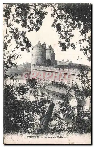 Cartes postales Fougeres Autour du Chateau