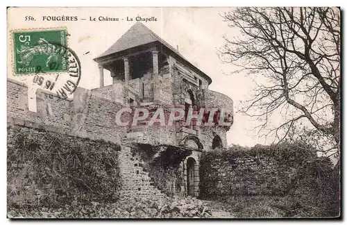 Cartes postales Fougeres La Chateau La Chapelle