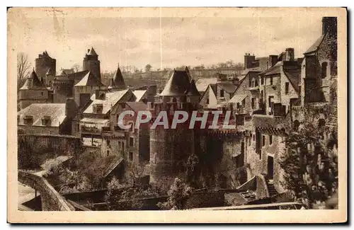 Cartes postales Fougeres Le Chateau Remparts