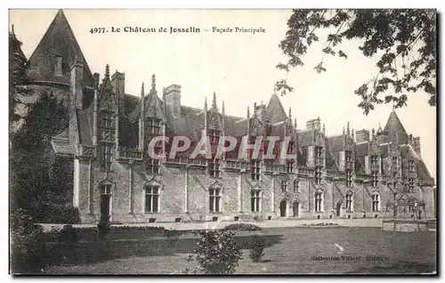 Cartes postales Le Chateau de Josselin Facade Principale