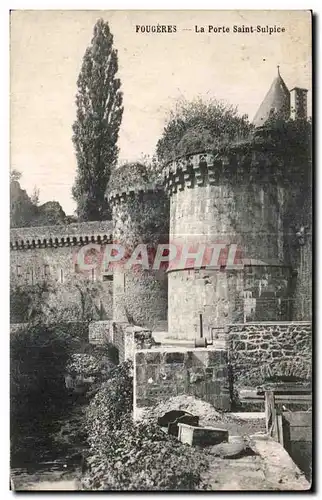 Cartes postales Fougeres La Porte Saint Sulpice