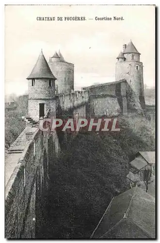 Cartes postales Chateau De Fougeres Courtine Nord