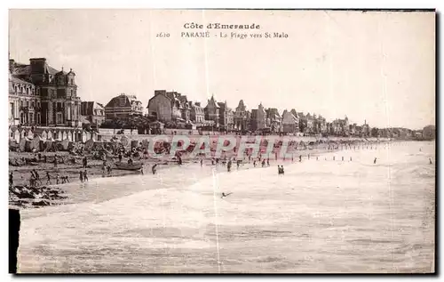 Cartes postales Parame La Plage Vers St Malo Cote D Emeraude