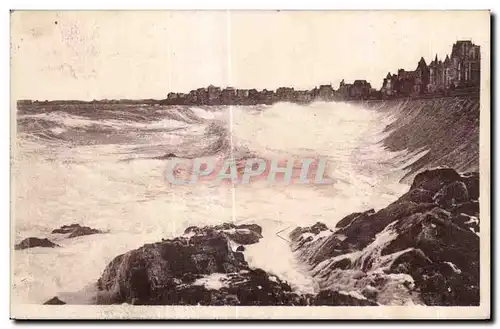 Cartes postales Parame La Mer A L Assaut De La Digue