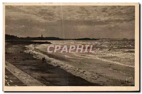 Cartes postales Cote D Emeraude Parame La Plage au Loin Saint Malo