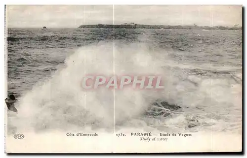 Ansichtskarte AK Parame Rochebonne La grande Digue par grande maree